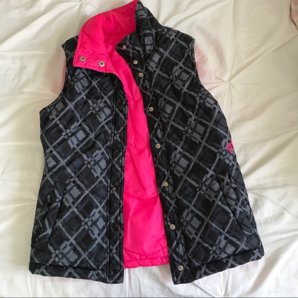 ❌SOLD ON DEPOP❌ Reversible FOX Vest